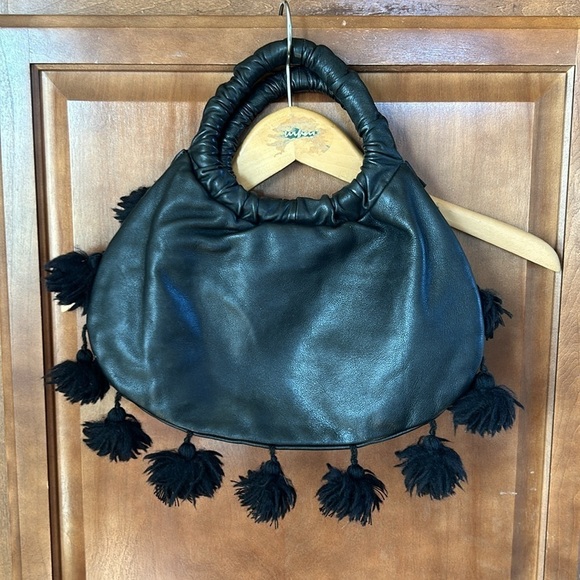 Moschino Purse With Gorgeous Tassel and Studded Accents - Picture 5 of 7